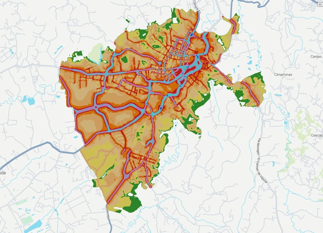 Proyecto CORNARE - Mapas de ruido